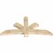 Ekena Millwork Davenport Rough Sawn Timber Gable Bracket, Douglas Fir, 72"W x 36"H x 4"D x 6"F, 12/12 Pitch GBW072X36X0406DAV00RDF - alternate 4